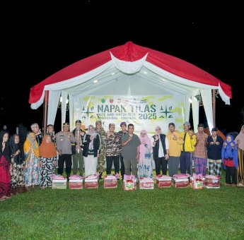 Andi Ina Kartika Sari dan Abustan A Bintang Hadiri Malam Keakraban Napak Tilas Jejak Pahlawan