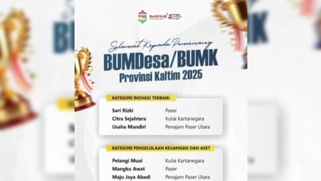 Flyer Ucapan Selamat Pemenang Lomba. [IST]