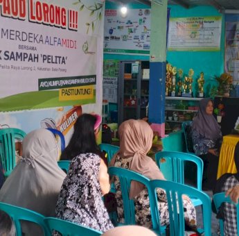 Bank Sampah Pelita Bangsa Jadi Bagian Kampung Merdeka Alfamidi di Makassar