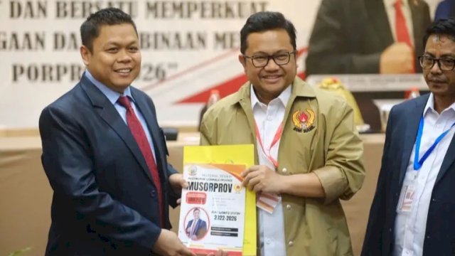 Darmawangsyah Muin resmi terpilih memimpin Komite Olahraga Nasional Indonesia (KONI) Sulawesi Selatan masa bakti 2026-2030. (Foto: Istimewa)