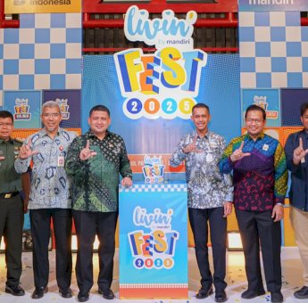 Bank Mandiri Resmi Buka Livin&rsquo; Fest 2025 di Makassar, Sinergikan UMKM dan Industri Kreatif