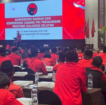 Konferda dan Konfercab Jadi Momen PDIP Sulsel Kuatkan Ideologi dan Struktur Partai