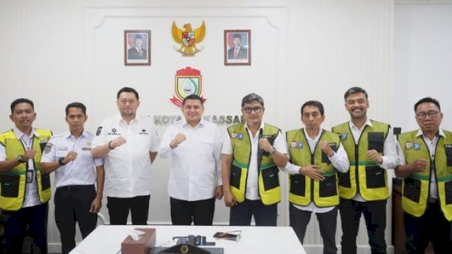 Wali Kota Makassar,&nbsp;Munafri Arifuddin&nbsp;saat menerima audiens Perumda Parkir Makassar di kantor Balai Kota Makassar, Rabu (27/8/2025). (Foto: Istimewa)