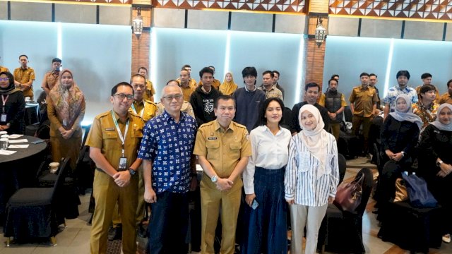 Dinas Kominfo Kota Makassar melalui Bidang Humas dan IKP menggelar kegiatan kehumasan pemerintahan di era media sosial di Novotel Hotel, Makassar, Selasa (25/11/2025). (Foto: Istimewa)