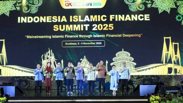 Indonesia Islamic Finance Summit (IIFS) 2025 menjadi wadah dalam memperkuat dan memperdalam peran sektor jasa keuangan syariah secara nasional. (Dok. Otoritas Jasa Keuangan) 