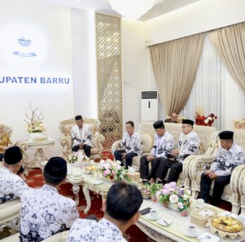 Audiensi PGRI Barru, Bupati Andi Ina Dukung Penguatan Organisasi Guru