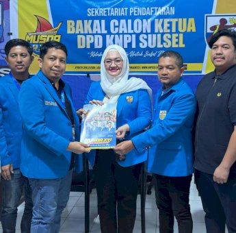 Berkas Dinyatakan Lengkap, Vonny Ameliani Pendaftar Pertama Calon Ketua KNPI Sulsel