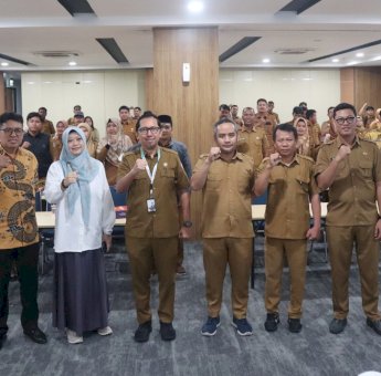 Diskominfo Makassar Lakukan Monitoring dan Evaluasi Keterbukaan Informasi Publik