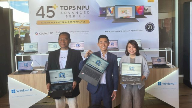 ASUS memperkenalkan jajaran laptop AI terbaiknya dalam acara ASUS Media Gathering di The Rinra Hotel Makassar, Jalan Metro Tanjung Bunga, Makassar, Kamis (11/12/2025). (Foto: Istimewa)