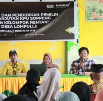 Sasar Kelompok Rentan, KPU Soppeng Gencarkan Pendidikan Pemilih Berkelanjutan