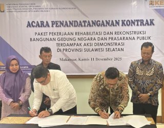 Rehabilitasi Gedung DPRD Sulsel Resmi Dimulai, Tahap Pertama Dijadwalkan Rampung Juni 2026