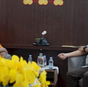 Bahas Pembinaan Olahraga, KONI Makassar Silaturahmi dengan Kejari Makassar