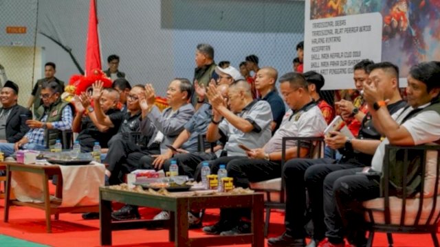 Babak Kualifikasi (BK) Pra Porprov cabang olahraga Barongsai resmi dibuka di GOR Arena, Jalan Yusuf Dg Ngawing, Makassar, Kamis (27/11/2025). (Foto: Istimewa)