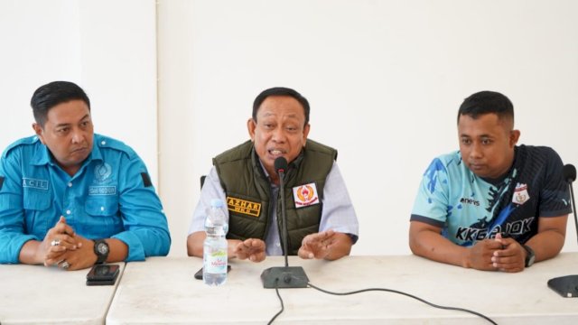 Pengurus KKG PJOK Kecamatan Tallo melakukan audiensi dengan pengurus Komite Olahraga Nasional Indonesia (KONI) Kota Makassar, Jumat (5/12/2025). (Foto: Istimewa)