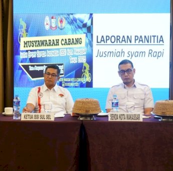 Disaksikan Pengurus KONI, Zulkifly Nanda Terpilih Pimpin ISSI Makassar