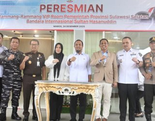 Angkat Ikon Geopark di Bandara Hasanuddin, Gubernur Sulsel: Gerbang Awal Promosi Pariwisata Sulsel