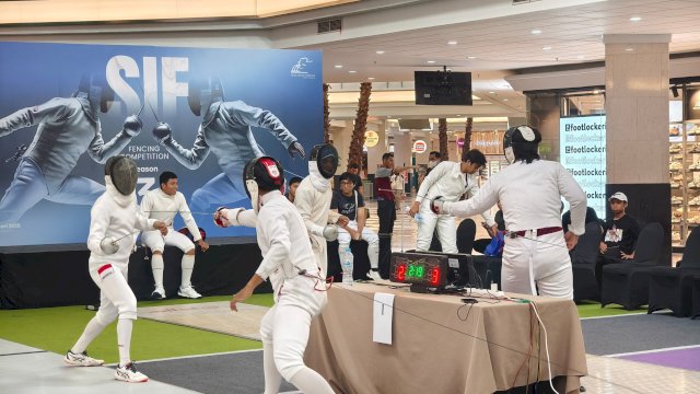 MaRI Makassar kembali menjadi tuan rumah penyelenggaraan Fencing Competition Season 3 yang berlangsung pada 19 hingga 20 Januari 2026 di Main Atrium. (Dok. MaRI Makassar) 