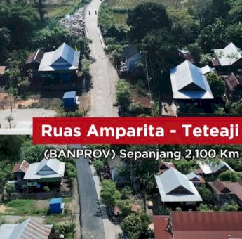 Lewat Bantuan Keuangan Pemprov Sulsel, Jalan Kota di Sidrap Hingga Tellu Limpoe Sudah Rampung