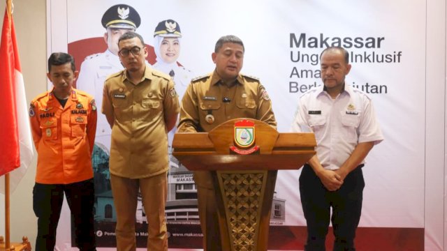 Pemkot Makassar menetapkan status siaga cuaca akibat peningkatan curah hujan di Kota Makassar hingga Februari mendatang. (Foto: Istimewa)