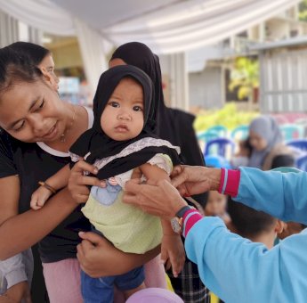 Alfamidi dan Sari Husada Edukasi Cegah Kekurangan Zat Besi pada Balita di Maros
