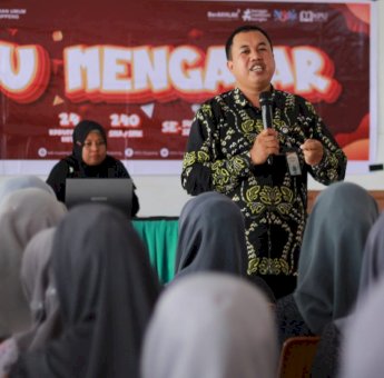 Gencar Edukasi Pemilih Pemula, KPU Soppeng Gelar KPU Mengajar di SMKN 4 Soppeng