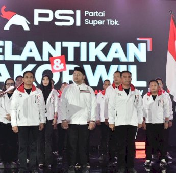 Kaesang Lantik Pengurus DPW PSI Sulsel dan 24 DPD PSI se Sulsel, Ada Nama Wabup Sidrap dan Pinrang