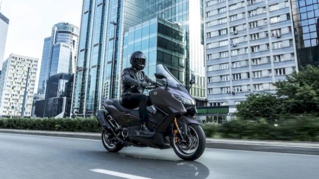 PT Yamaha Indonesia Motor Mfg (YIMM) resmi meluncurkan flagship model di kategori Maxi Yamaha, yaitu TMAX ke pasar Indonesia pada Januari 2026 ini. (Foto: Istimewa)