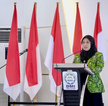 Dilantik Ketua DMI Gowa, Husniah Talenrang Dorong Kemakmuran Masjid Hingga Jemaah