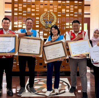 PLN UIP Sulawesi dan UPP Sulsel Raih Enam Penghargaan di Peringatan Bulan K3 Nasional
