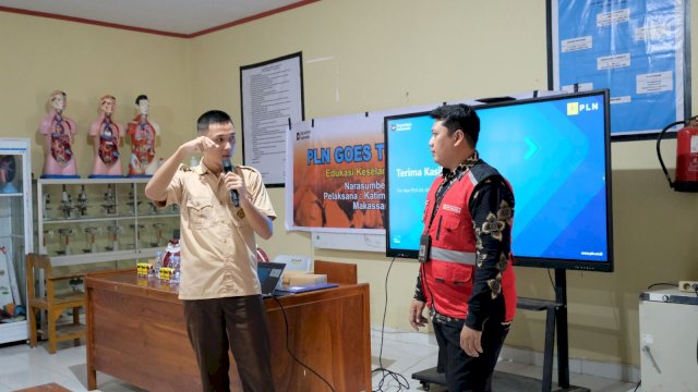 PLN UIP Sulawesi menggelar PLN Goes To School, di SMAN 21 Makassar pada Jumat, 13 Februari 2026 kemarin. (Dok. Humas PLN UIP Sulawesi)