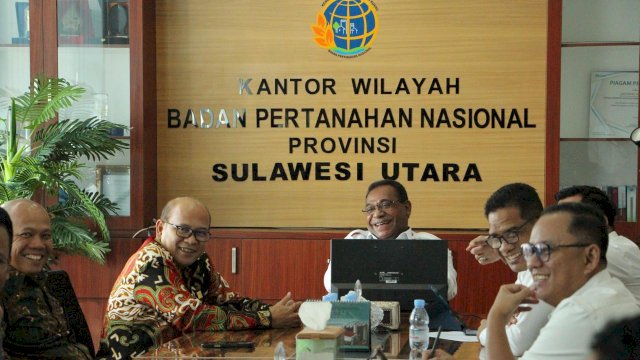 Jajaran PLN UIP Sulawesi melakukan pertemuan koordinasi bersama ATR/BPN Sulut dalam rangka mempercepat legalitas aset negara. (Dok. Humas PLN UIP Sulawesi)