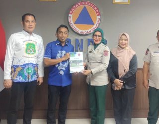 Perkuat Sinergi untuk Penanggulangan Bencana, Bupati dan Wabup Sidrap Audiensi ke BNPB