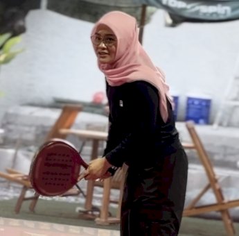 Momen HPN 2026, Rezki Mulfiati Lutfi Ajak Jurnalis Main Padel Bersama