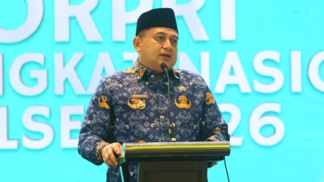 Wali Kota Makassar, Munafri Arifuddin menyambut baik hajatan nasional yang digelar Dewan Pimpinan Nasional Korps Pegawai Republik Indonesia (Korpri) melalui kegiatan Musabaqah Tilawatil Qur&rsquo;an (MTQ) tahun 2026. (Foto: Istimewa)