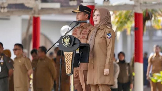 Satu tahun kepemimpinan pasangan Andi Sudirman Sulaiman-Fatmawati Rusdi sebagai Gubernur dan Wakil Gubernur Sulsel berhasil menunjukkan capaian positif di sejumlah bidang strategis. (Foto: Istimewa)