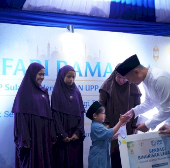 PLN UPP Sulsel Berbagi Santunan bagi Anak Panti di Momen Ramadan