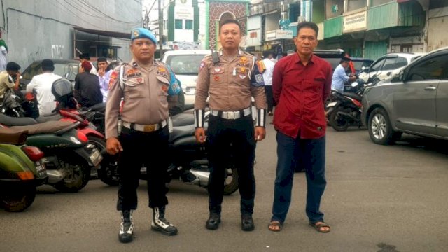 Jajaran Polres Bulukumba saat melaksanakan pengamanan pelaksanaan Salat Idul Fitri 1447 H.