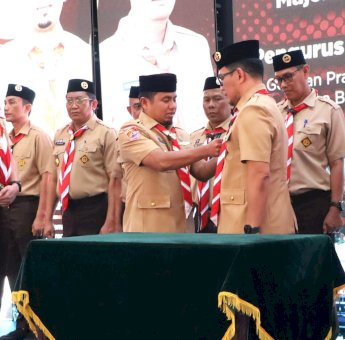 Pengurus Kwarcab Pramuka Parepare Dilantik, Pemkot Tegaskan Komitmen Pembinaan Generasi Muda