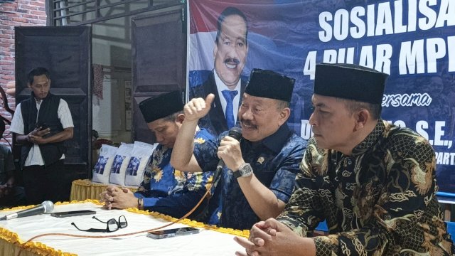 Sartono Sosialisasikan 4 Pilar Kebangsaan di Desa Tegalsari, Salurkan Sembako dan Bantuan Infrastruktur