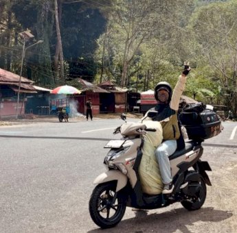 Nikhen Mokoginta, Wanita Penjelajah Nusantara yang Buktikan Ketangguhan Yamaha Gear Ultima