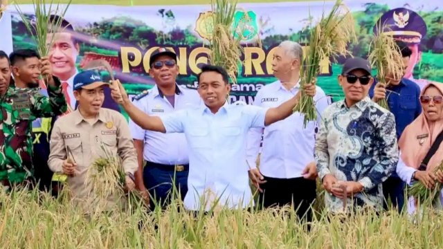Dibawah kepemimpinan Bupati Syaharuddin Alrif, Kabupaten Sidrap resmi jadi juara pertumbuhan ekonomi Sulawesi Selatan 2025 dengan angka 7,71 persen. (Foto: Istimewa)