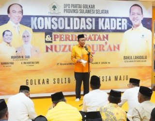 Golkar Sulsel Perkuat Soliditas Jelang Musda Lewat Konsolidasi Dirangkaikan Peringatan Nuzulul Qur’an
