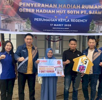 Bahagianya Satriani, Beli Yamaha Gear Bisa Dapat Rumah dari PT SJAM