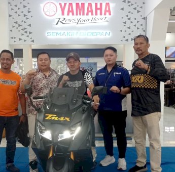 Dibanderol Rp460 Juta, PT SJAM Serahkan Unit Pertama TMAX Connected 2026 di Sulselbar