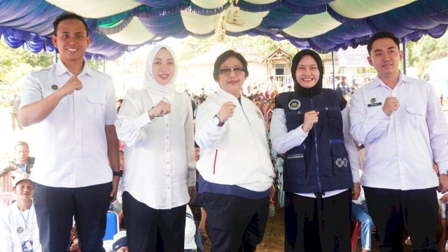 Sosialisasi program Makan Bergizi Gratis (MBG) digelar di Kantor Desa SP 3, Kecamatan Peninjauan, Kabupaten Oku Induk, Selasa (10/3/2026). (Foto: Istimewa)