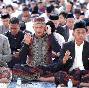 Di Era SAR-Nurkanaah, Stadion Ganggawa Kembali Jadi Pusat Salat Idulfitri Tingkat Kabupaten Sidrap