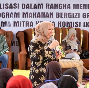 Sosialisasi di Bathin Solapan, Maharani Tekankan Pentingnya Dukungan Program Makan Bergizi Gratis