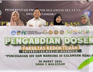 Pengabdian Dosen FK UMI di SMAN 5 Makassar: Edukasi Pencegahan HIV dan Narkoba di Kalangan Remaja
