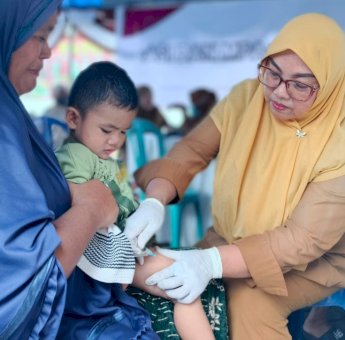 Alfamidi dan Puskesmas Samata Gelar Edukasi ASI dan MPASI Tepat Usia