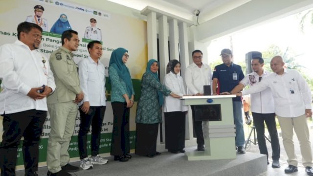 Anggota Komisi B DPRD Sulsel, Heriwawan saat menghadiri kegiatan pembukaan Gerakan Pangan Murah (GPM) serentak menjelang Hari Besar Keagamaan Nasional (HBKN) Idul Fitri 2026, Rabu (11/3/2026). (Foto: Istimewa)